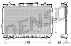 Chladič, chlazení motoru DENSO DRM41001