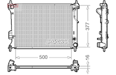 Chladič, chlazení motoru DENSO DRM41013