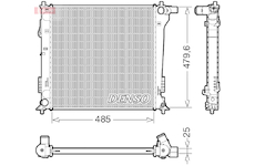 Chladič, chlazení motoru DENSO DRM41020