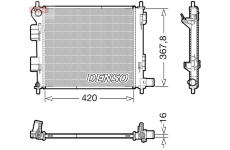 Chladič, chlazení motoru DENSO DRM41022