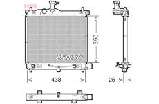 Chladič, chlazení motoru DENSO DRM41023