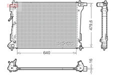 Chladič, chlazení motoru DENSO DRM41027