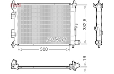 Chladič, chlazení motoru DENSO DRM41032