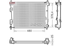 Chladič, chlazení motoru DENSO DRM41037