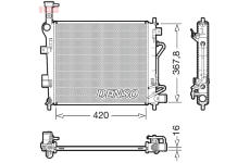 Chladič, chlazení motoru DENSO DRM43007