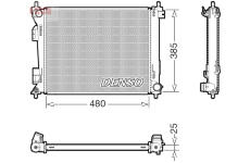 Chladič, chlazení motoru DENSO DRM43010