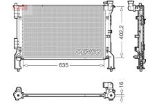 Chladič motora DENSO DRM43012