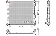 Chladič, chlazení motoru DENSO DRM43017