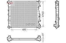 Chladič, chlazení motoru DENSO DRM43022