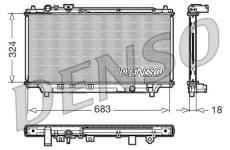 Chladič, chlazení motoru DENSO DRM44002