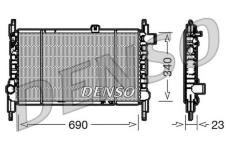 Chladič, chlazení motoru DENSO DRM44003