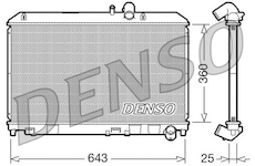 Chladič, chlazení motoru DENSO DRM44013