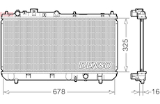 Chladič, chlazení motoru DENSO DRM44032