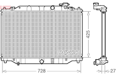 Chladič, chlazení motoru DENSO DRM44040