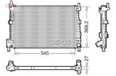 Chladič, chlazení motoru DENSO DRM44045