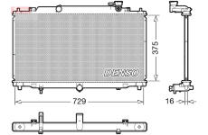 Chladič, chlazení motoru DENSO DRM44048