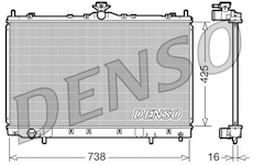 Chladič, chlazení motoru DENSO DRM45012
