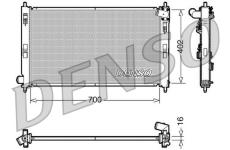 Chladič, chlazení motoru DENSO DRM45023