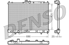 Chladič, chlazení motoru DENSO DRM45028