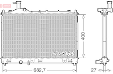 Chladič, chlazení motoru DENSO DRM45042