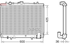 Chladič, chlazení motoru DENSO DRM45049