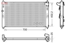 Chladič, chlazení motoru DENSO DRM45053