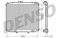 Chladič, chlazení motoru DENSO DRM46020