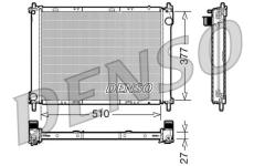 Chladič, chlazení motoru DENSO DRM46022