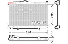 Chladič, chlazení motoru DENSO DRM46034