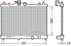 Chladič, chlazení motoru DENSO DRM46040