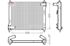 Chladič, chlazení motoru DENSO DRM46043