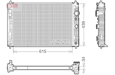 Chladič, chlazení motoru DENSO DRM46045