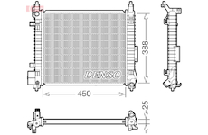 Chladič, chlazení motoru DENSO DRM46061