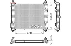 Chladič, chlazení motoru DENSO DRM46071