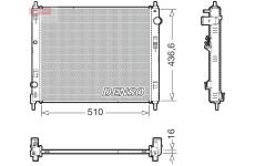 Chladič, chlazení motoru DENSO DRM46078