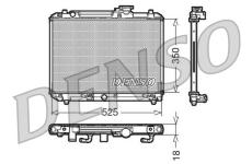 Chladič, chlazení motoru DENSO DRM47002