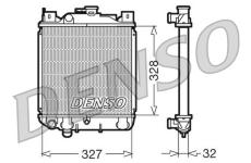 Chladič, chlazení motoru DENSO DRM47006