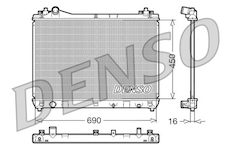 Chladič, chlazení motoru DENSO DRM47011