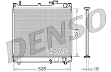 Chladič, chlazení motoru DENSO DRM47015