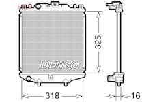 Chladič, chlazení motoru DENSO DRM47029