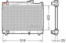 Chladič, chlazení motoru DENSO DRM47030