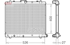 Chladič, chlazení motoru DENSO DRM47036