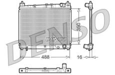 Chladič, chlazení motoru DENSO DRM50006