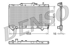 Chladič, chlazení motoru DENSO DRM50028