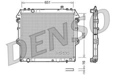 Chladič, chlazení motoru DENSO DRM50038