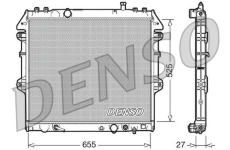 Chladič, chlazení motoru DENSO DRM50045