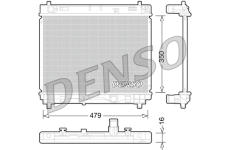 Chladič, chlazení motoru DENSO DRM50059