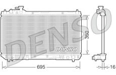 Chladič, chlazení motoru DENSO DRM50061