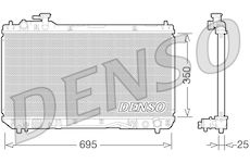 Chladič, chlazení motoru DENSO DRM50063