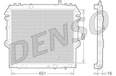 Chladič, chlazení motoru DENSO DRM50069